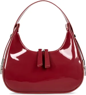 Lxyxinarhy Women's Crescent Shoulder Bag - Y2k Red Purse Retro 90S Top Handle Shoulder Underarm Handbags Clutch Purse
