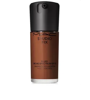 MAC Studio Fix Fluid Broad Spectrum SPF 15 24Hr Matte Foundation   Oil Control, NC63 1 oz