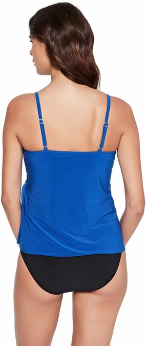 MagicSuit Women's Swimwear Solid Theresa Romper Halter Tie Soft Cup One Piece Swimsuit