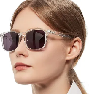 MARE AZZURO Sunglasses Readers Women Reading Glasses 50 75 100 125 150 175 200 225 250 275 300 325 350 375 400 (Transparent, 2.50)