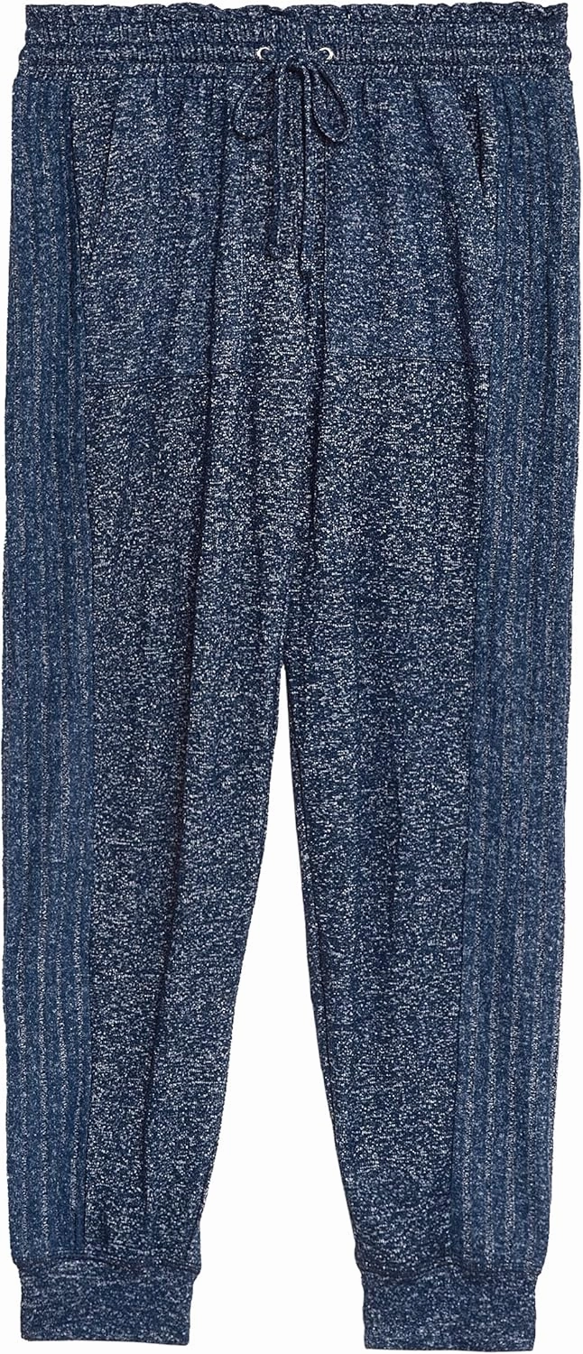 Marks & Spencer womens Loungewear Cozy Knit Rib Long Cuffed Pant