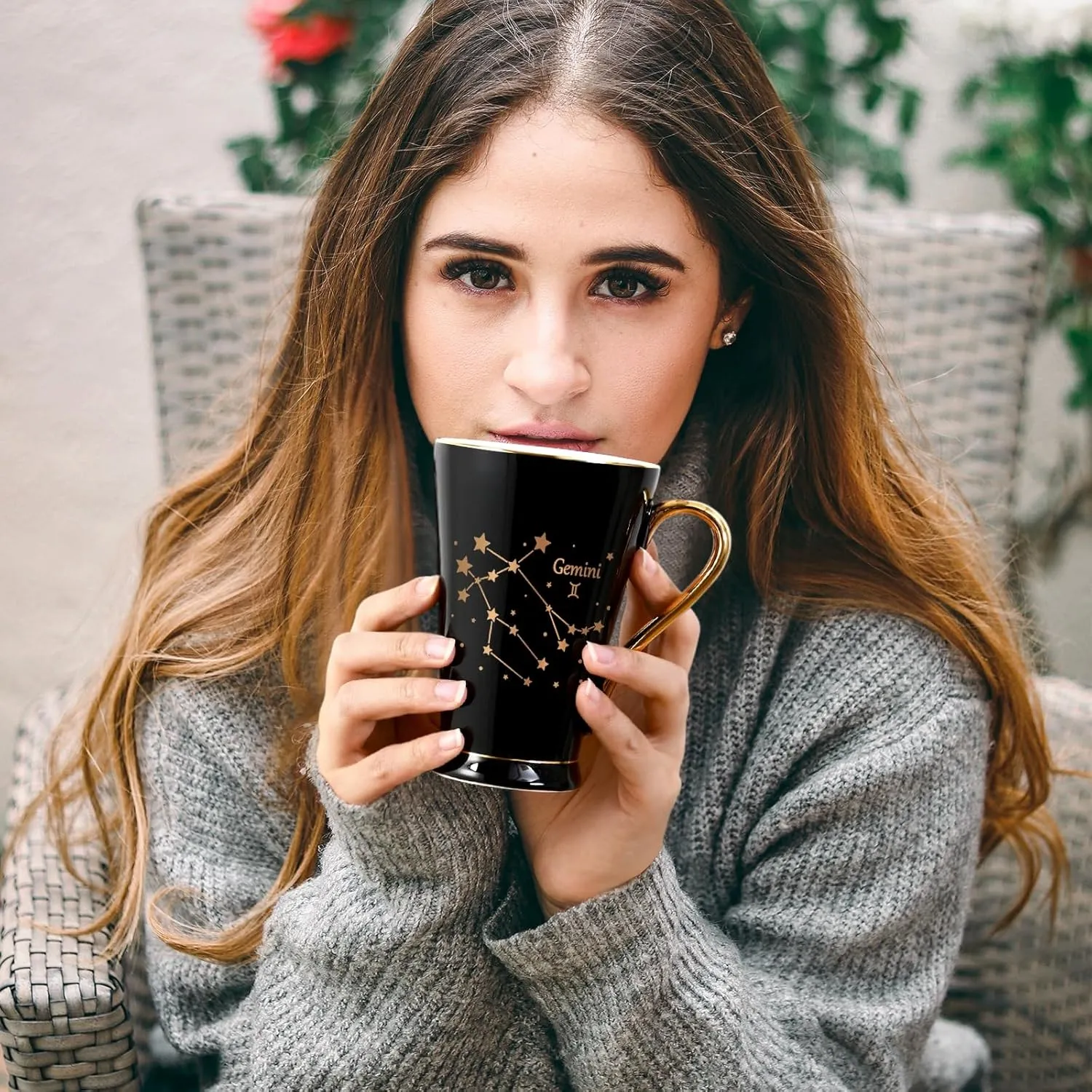 Maustic Gemini Gifts for Women & Men - Zodiac Sign & Astrology Gifts for Best Friend & Lover - Gemini Coffee Mug, 12 Oz