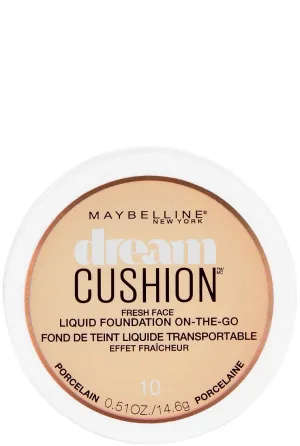 Maybelline New York Dream Cushion Fresh Face Liquid Foundation, Porcelain, 0.51 Ounce