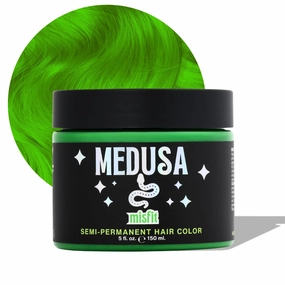 Medusa Semi-Permanent Hair Color, Vegan and Cruelty-Free Hair Dye, Last up to 24 Washes, Non-Damaging Conditioning Hair Color (Misfit, 5 fl oz)