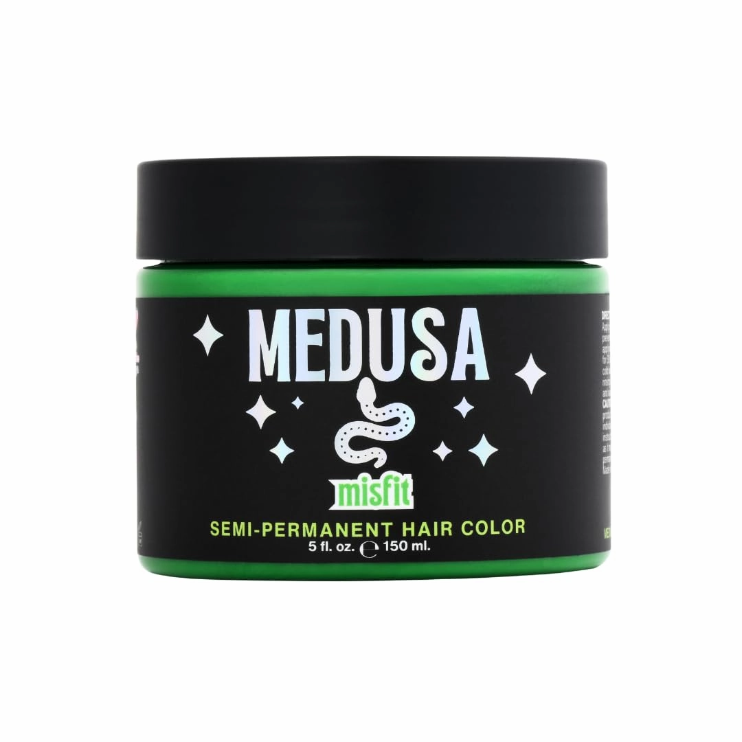 Medusa Semi-Permanent Hair Color, Vegan and Cruelty-Free Hair Dye, Last up to 24 Washes, Non-Damaging Conditioning Hair Color (Misfit, 5 fl oz)