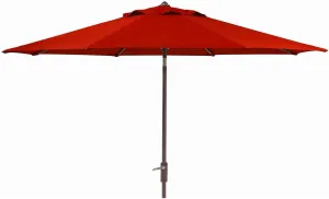 Members Mark Sunbrella 10 Ft. Patio Market Umbrella With Auto Tilt (Red)