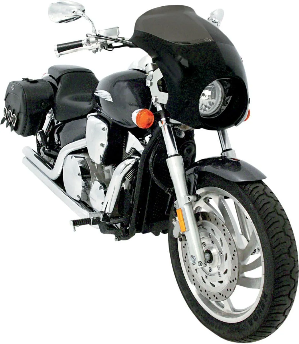 Memphis Shades MEM7131 Bullet Fairing fits Honda VTX1300C/R/S 2004-2009, and VTX1800C/R 2002-2008, Black