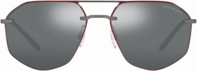 Men's Ea2132 Aviator Sunglasses