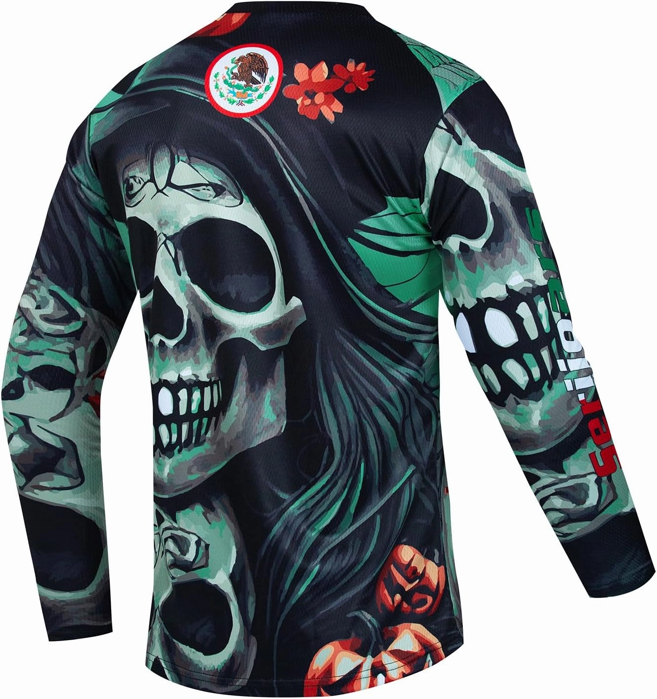 Men's Mountain Bike Jersey, Long Sleeve, Quick Dry, Off-Road Motocross Jersey, Downhill & Motocross Shirts
