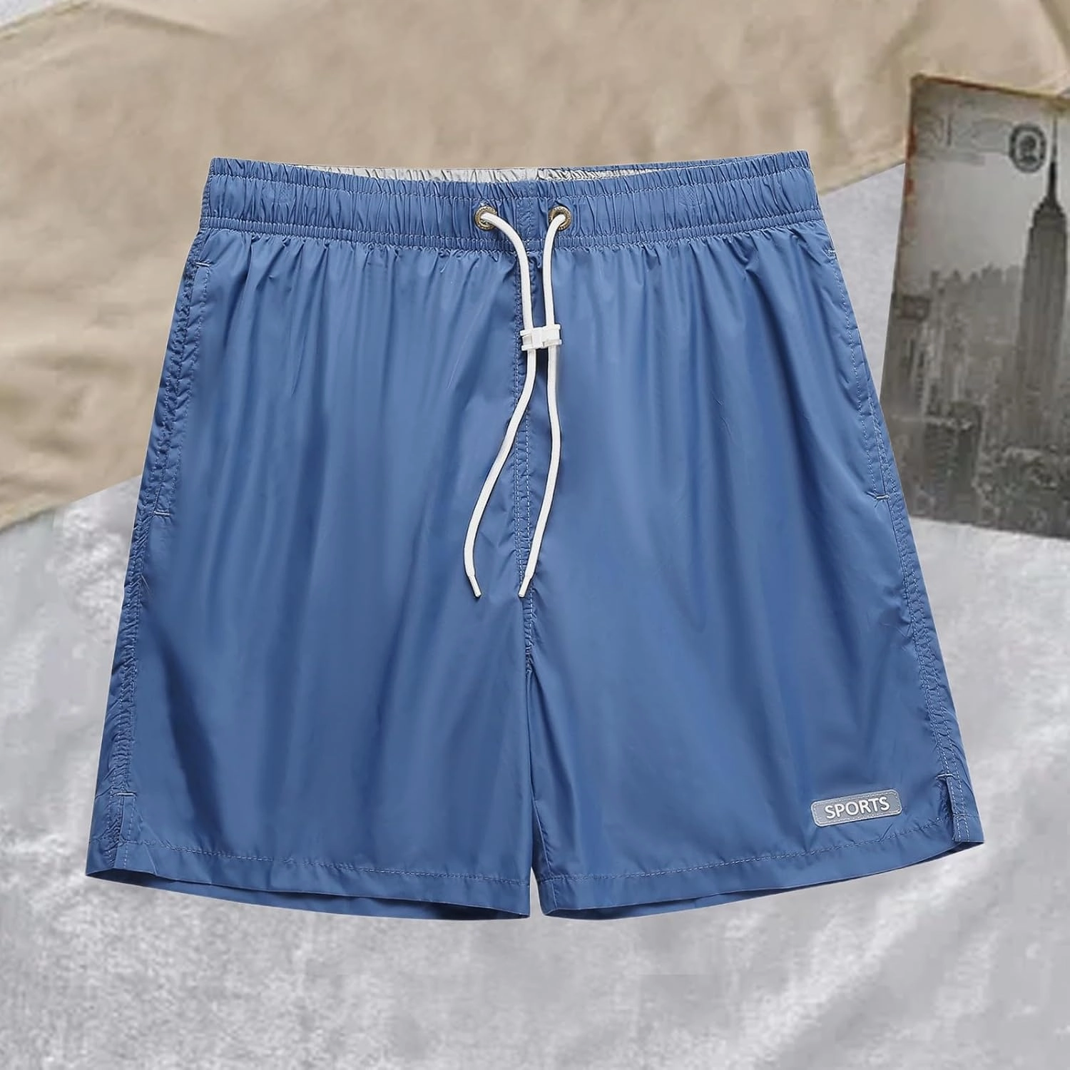 Men's Swim Trunks Quick Dry Shorts Summer Beach Vacation Board Big and Tall Fitness Swimming Swimwear Bathing Suite