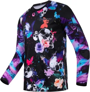 Men's Mountain Bike Jersey Long Sleeve MTB Off-Road Motocross Jersey Quick Dry Downhill&Motocross Shirts