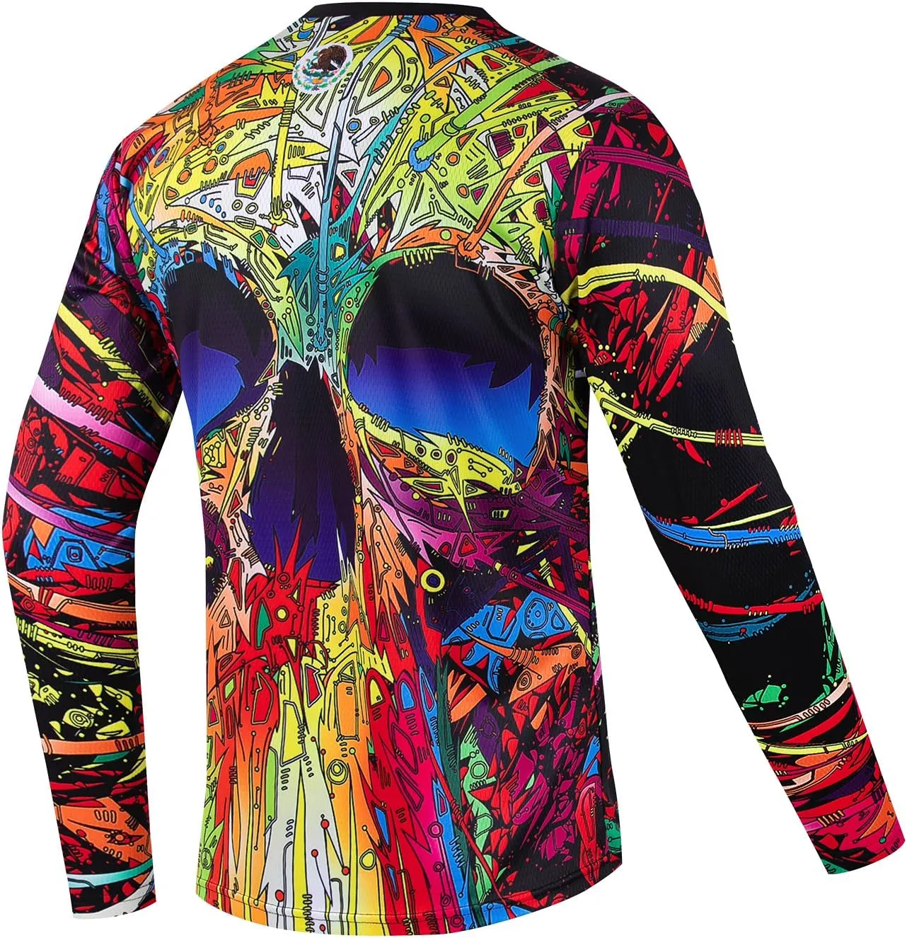 Men's Mountain Bike Jersey Long Sleeve MTB Off-Road Motocross Jersey Quick Dry Downhill&Motocross Shirts