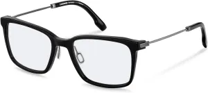 Mens Square Acetate Eyeglass Frame (Model R8032) (Includes Glasses Case)