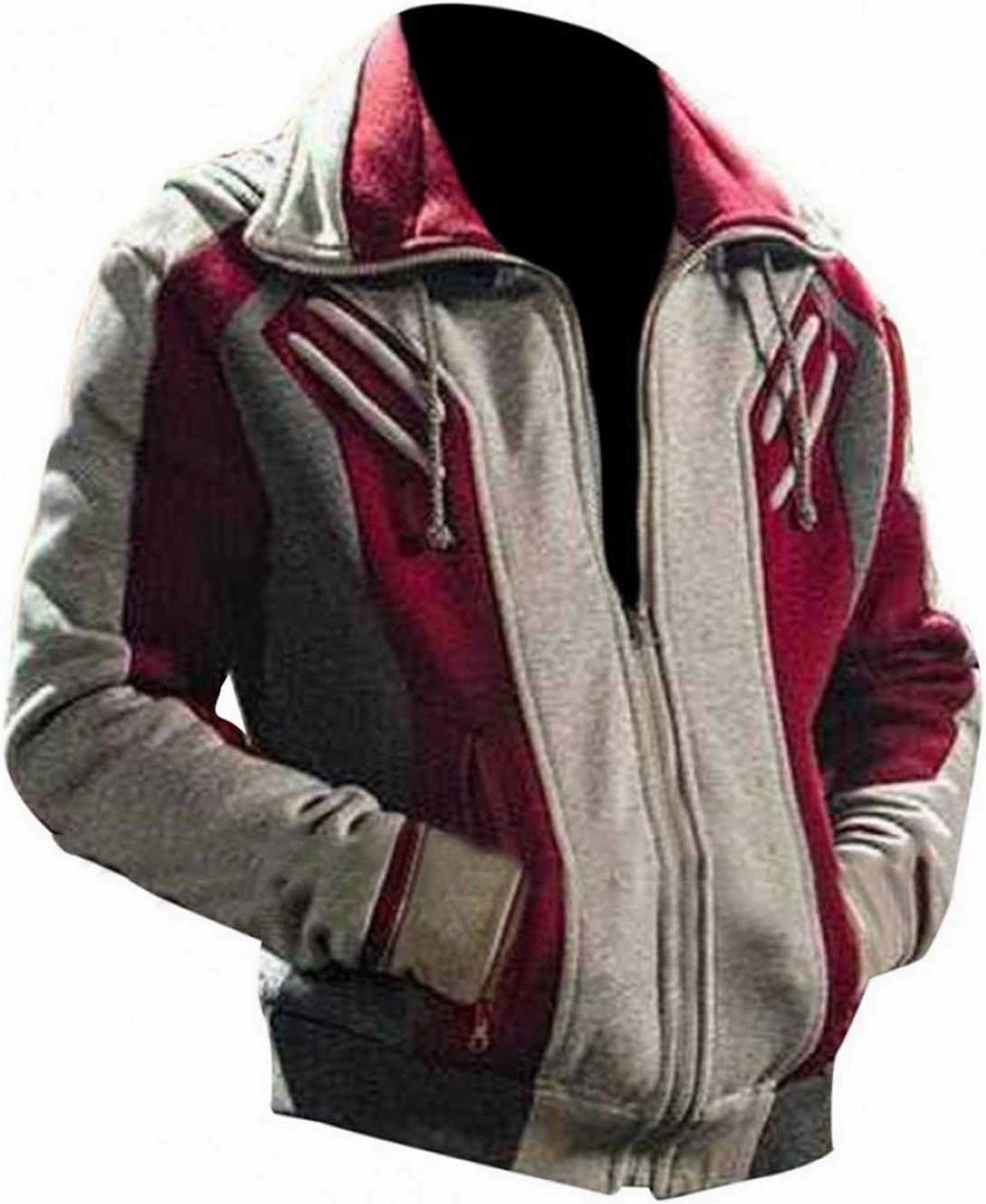 Mens Halloween Costume Fleece Jacket Cosplay