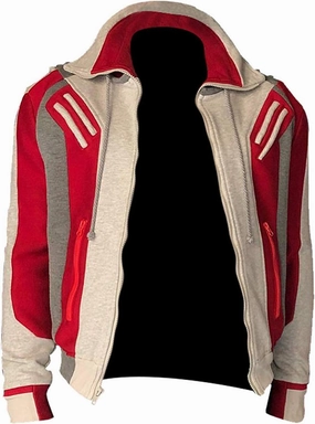Mens Halloween Costume Fleece Jacket Cosplay