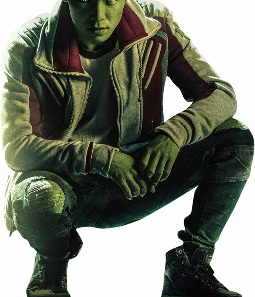 Mens Halloween Costume Fleece Jacket Cosplay