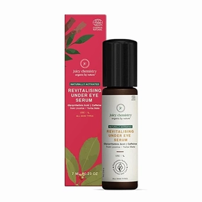 Metrol Under Eye Serum for Dark Circles & Fine Lines, 7ml, Certified Natural Caffeine Rich Revitalising Undereye Serum with Yerba Mate & Licorice, Night Serum for Eyes for All Skin Types