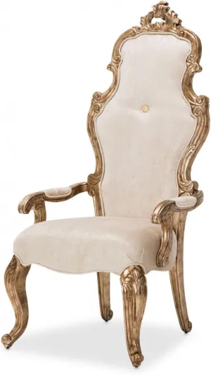 Michael Amini Platine de Royale Desk Chair, Champagne