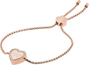 Michael Kors Stainless Steel and Pavé Crystal Chain Bracelet for Women