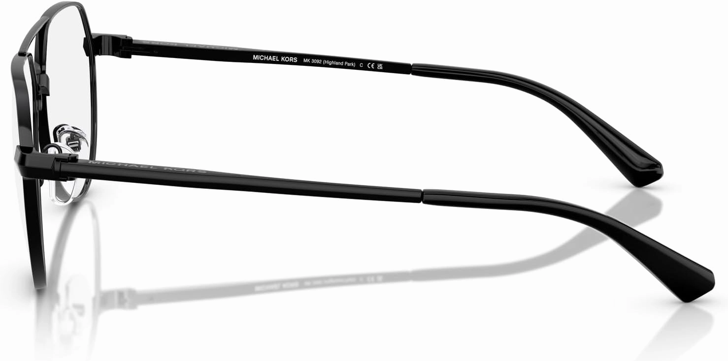 Michael Kors Men's Mk3092 Highland Park Aviator Prescription Eyewear Frames