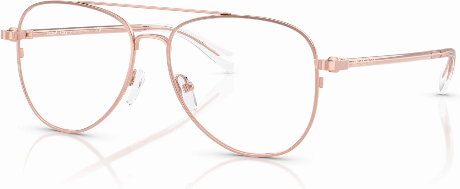 Michael Kors Women's Mk3089 São Paulo Aviator Prescription Eyewear Frames