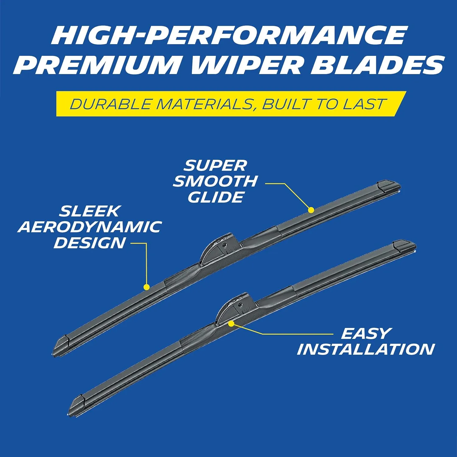 Michelin 40-2817SPBA Pro Plus Silicone Twin Pack 28 & 17 inch Wiper Blade Fits Select Nissan, Ferrari, Model Years (2 Pack)