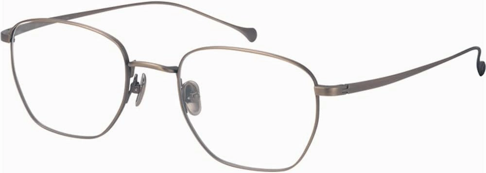 Minamoto MN31001 AG Titanium Eyeglasses Men's Antique Gold Full Rim 51mm