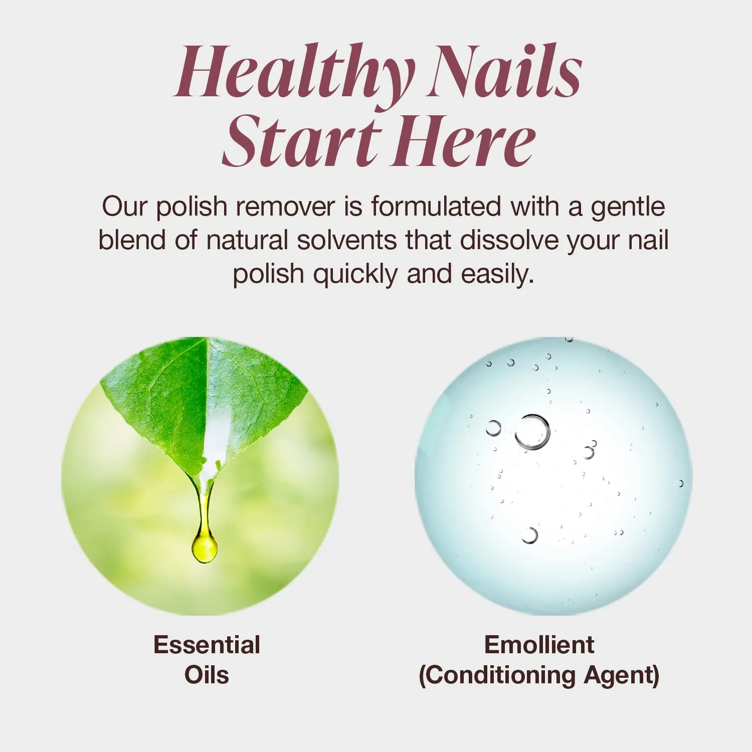 Mineral Fusion Acetone Free Nail Polish Remover, Gentle, Non-Drying, Regular & Gel Polish, 6 fl oz (2 Pack), Vegan & Cruelty-Free Nail Care for Women and Men