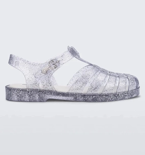 Mini Melissa Possession Shiny Glitter Clear Sandal