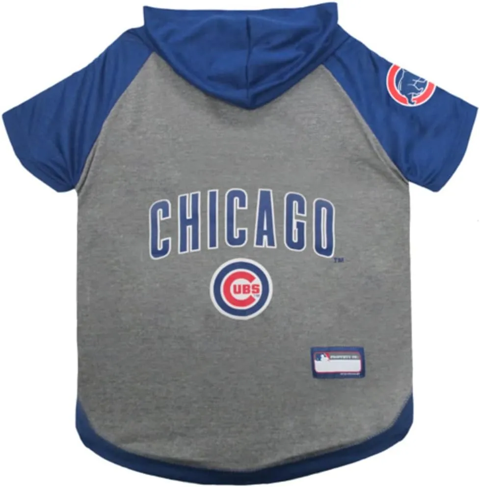 MLB PET Apparel. - Licensed Baseball Jerseys, T-Shirts, Dugout Jackets, CAMO Jerseys, Hoodie Tee's & Pink Jerseys for Dogs & Cats, Chicago Cubs, Small Shirt for Pets