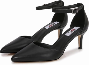 mm Women's Ankle Strap Front-Sling Pointed Toe Stiletto Heel