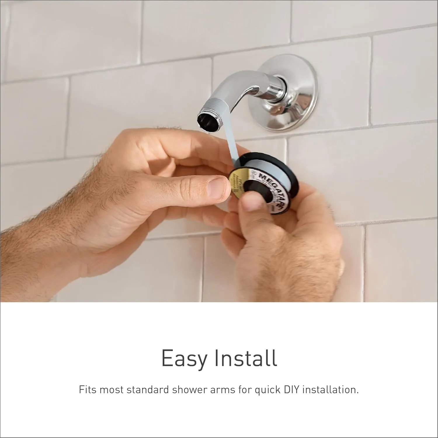 Moen 200W0BL Hydro Energetix Eight-Function 5" Diameter Spray Head Standard, Matte Black