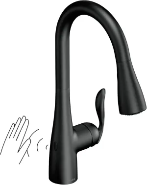 Moen 7594EWBL Arbor Kitchen-Sink-faucets, Matte Black