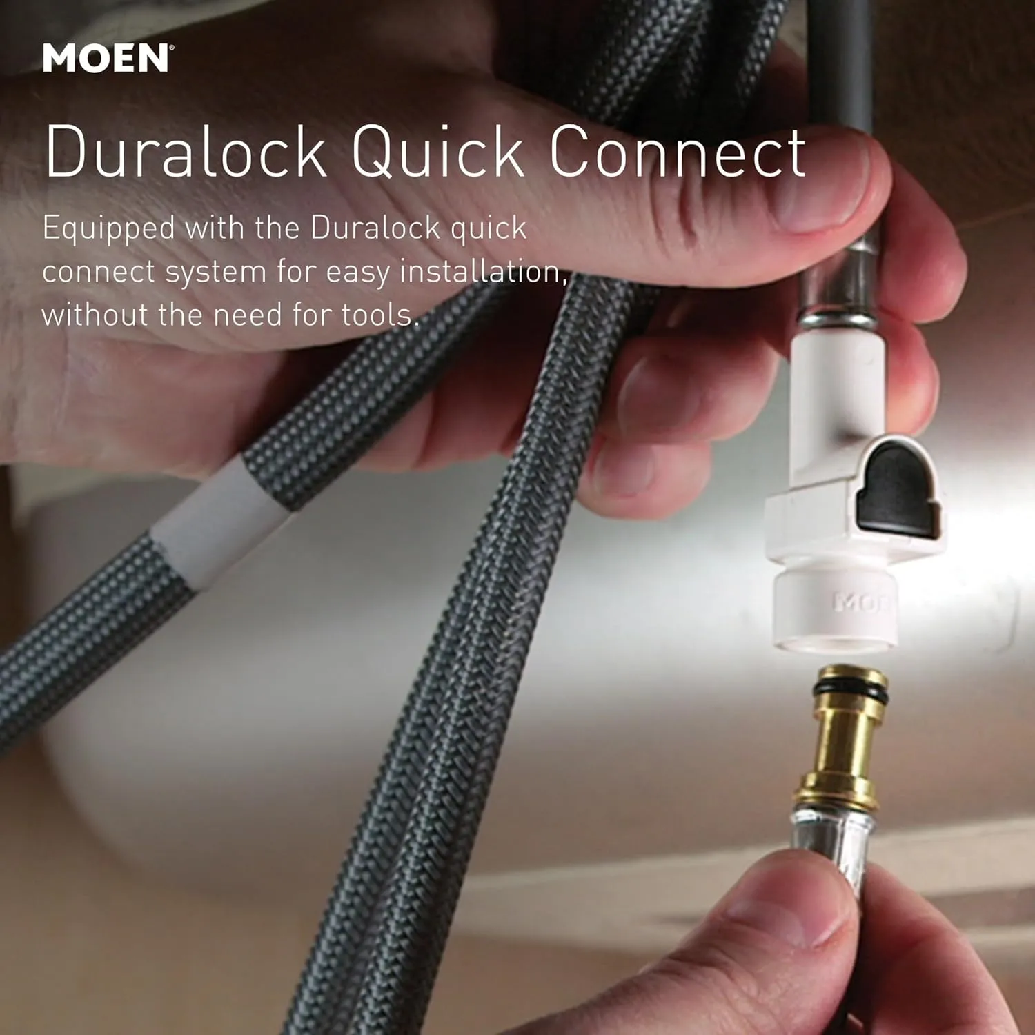 Moen 7864BL Sleek One Handle High Arc Pulldown Modern Kitchen Faucet Featuring Power Boost, Matte Black