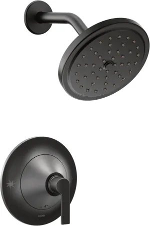 Moen Doux Matte Black Posi-Temp Shower Only Kit, Valve Required, TS2202BL