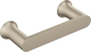 Moen Genta LX Brushed Nickel Modern Wall Mount Pivoting Toilet Paper Holder, Modern Toilet Roll Holder for Bathroom, BH3808BN