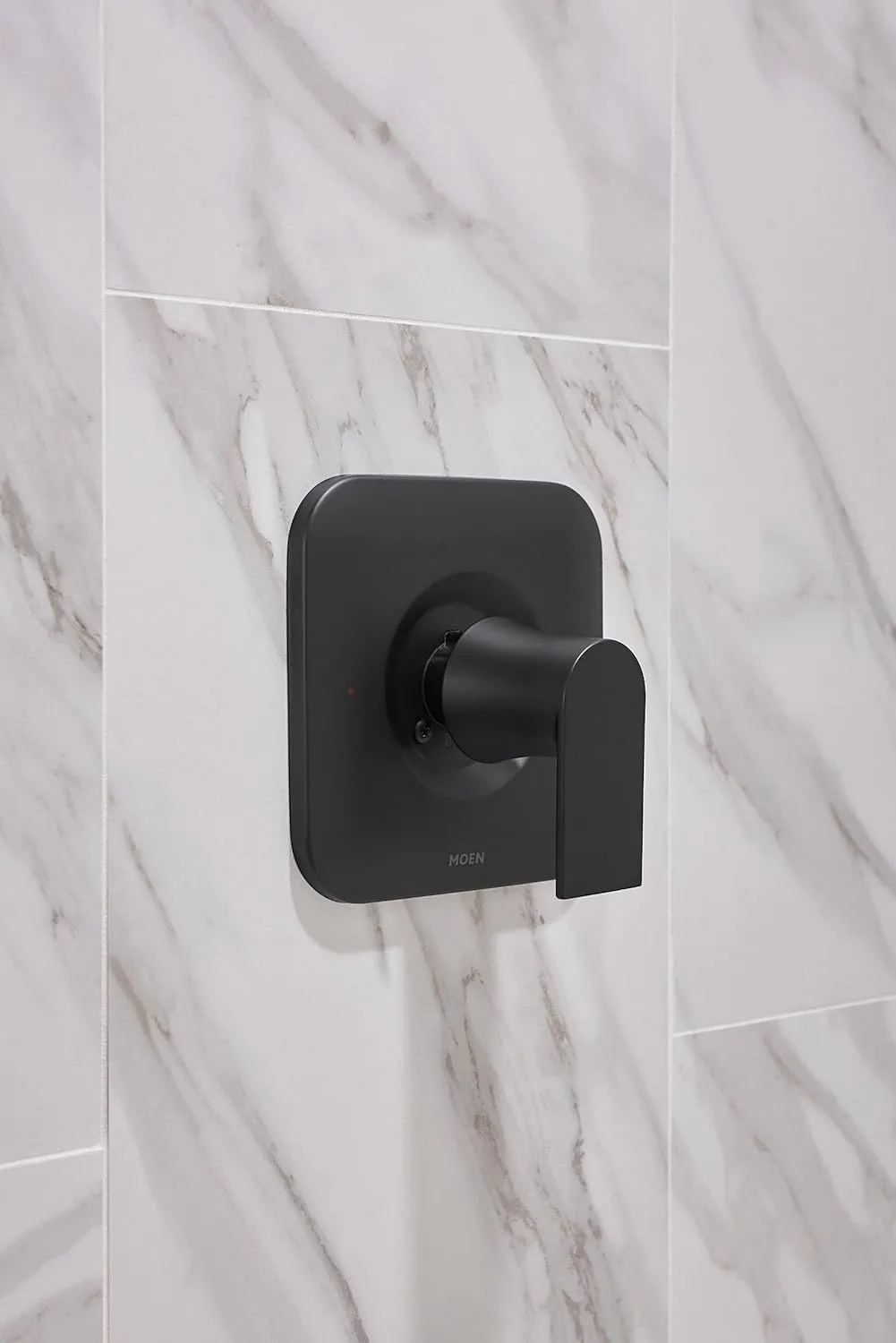 Moen T2472EPBL Genta LX Posi-Temp Pressure Balancing Eco-Performance Modern Shower Only Trim Valve Required, Matte Black