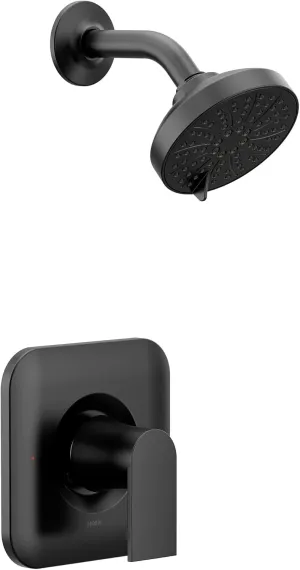 Moen T2472EPBL Genta LX Posi-Temp Pressure Balancing Eco-Performance Modern Shower Only Trim Valve Required, Matte Black