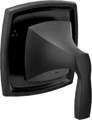 Moen Voss Matte Black Diverter 3-Function Shower Transfer Valve Trim Kit, Valve Required, T4612BL
