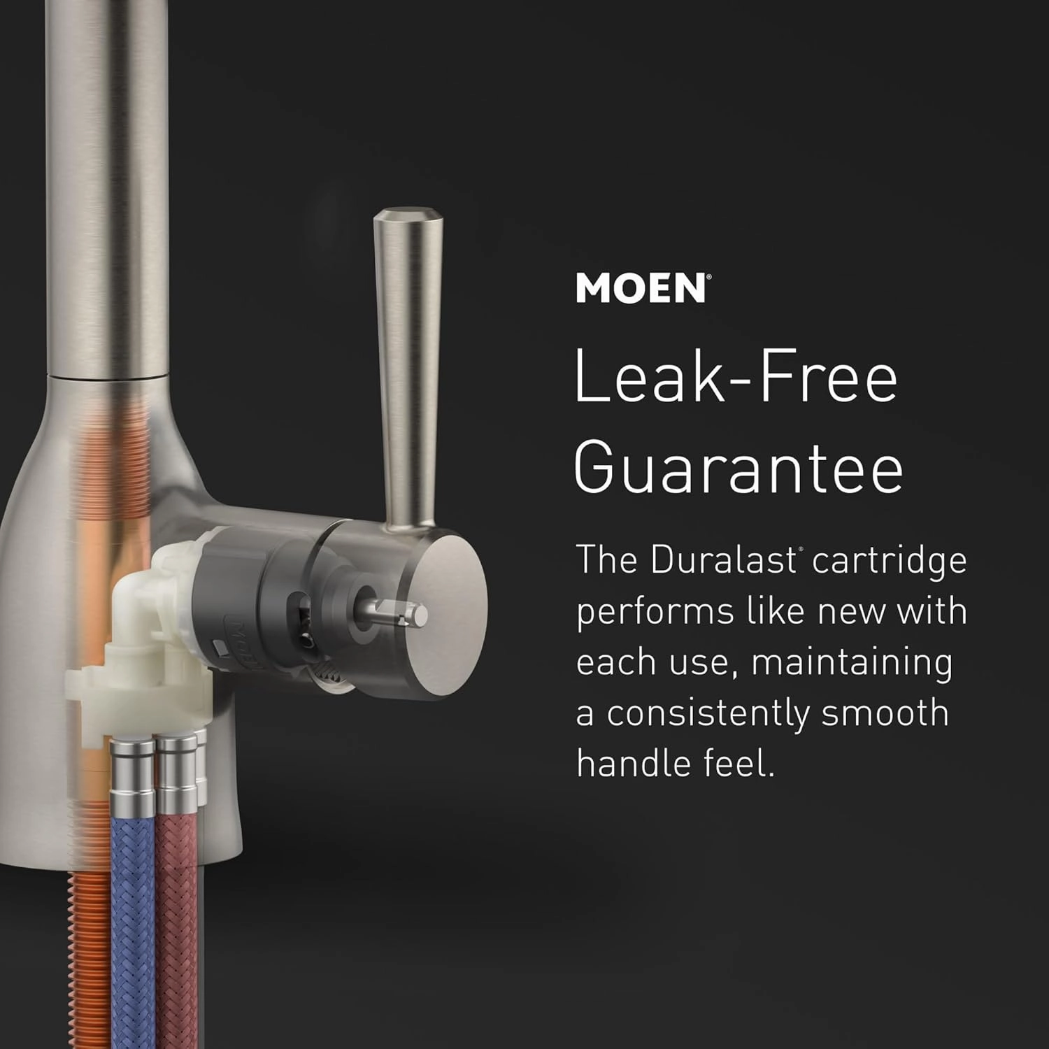 Moen Essie Matte Black MotionSense Wave One-Handle Touchless Kitchen Faucet with Pulldown Sprayer and Soap Dispenser, 87014EWBL