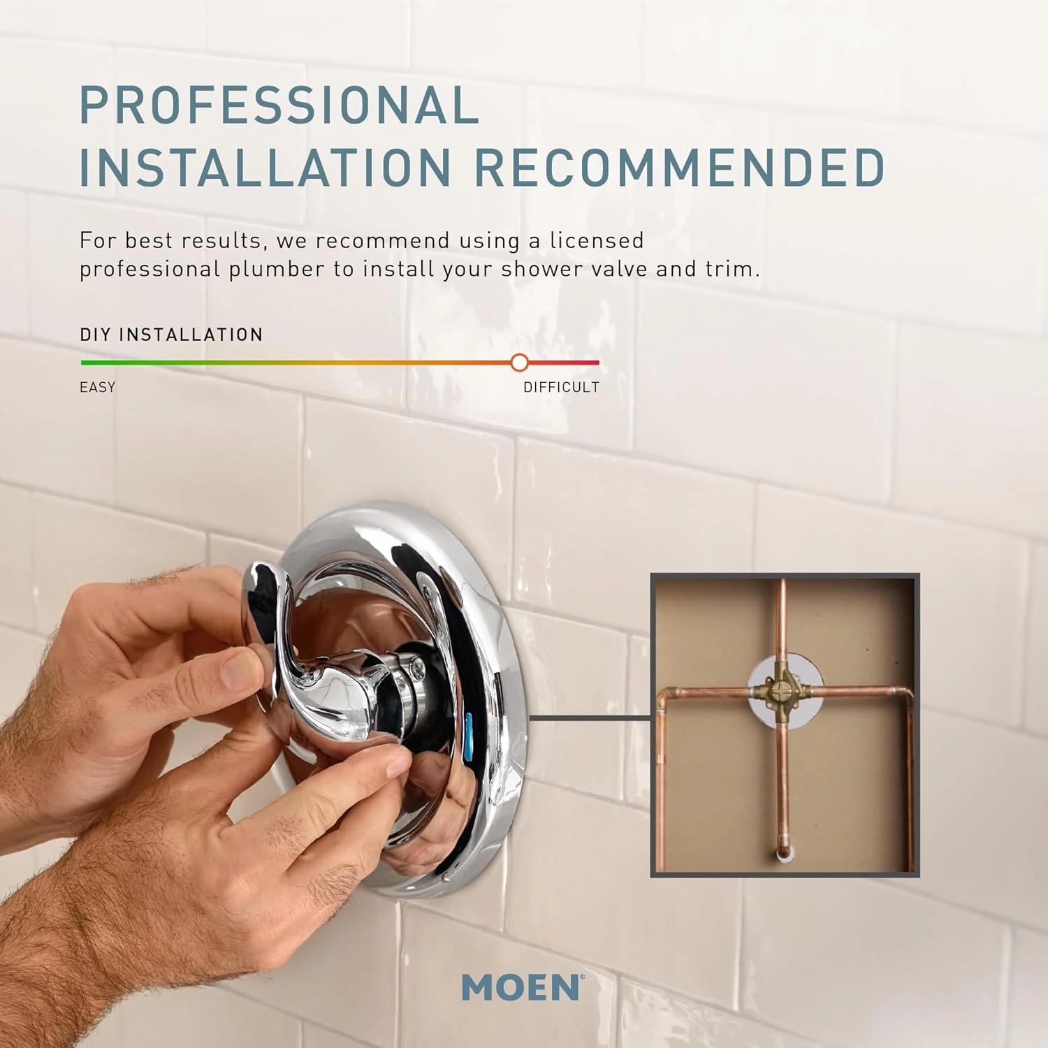 Moen Idora Matte Black Posi-Temp Tub and Shower with Valve Included, 82115BL