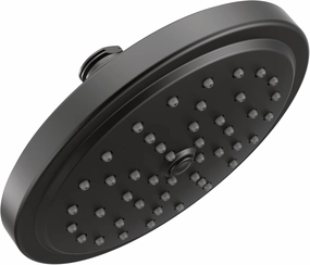 Moen Matte Black Eco-Performance One-Function 6-3/4" Diameter Spray Head Rainshower, S176EP15BL