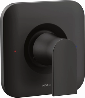 Moen T2471BL Genta LX Posi-Temp Pressure-Balancing Modern Trim Valve Required, Matte Black