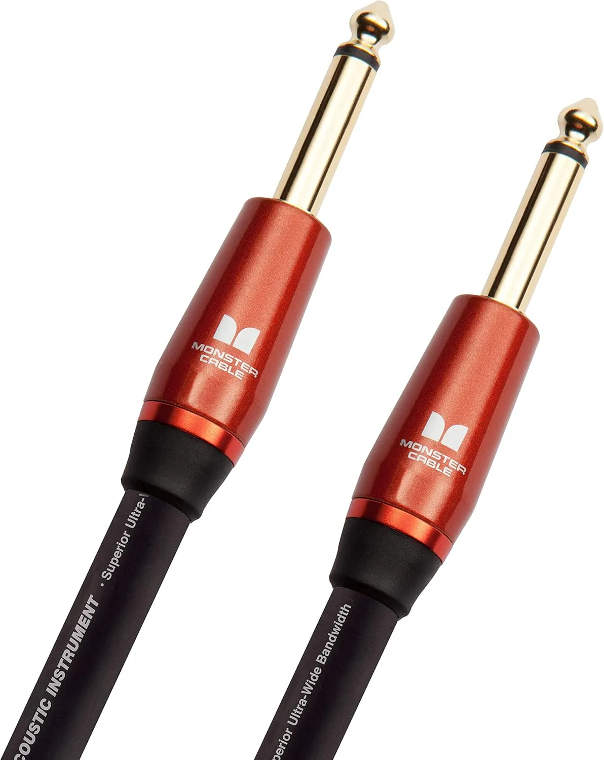 Monster Prolink Acoustic Instrument Cable - 21 ft Guitar Cable with Straight to Straight Connectors, Delivering Rich & Clean Sound