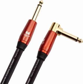 Monster Prolink Acoustic Instrument Cable. 12 ft Guitar Cable. Right Angle to Straight Cable w/Superior Delivery Speed. Rich & Clean Sound Cord Instrument Cable.