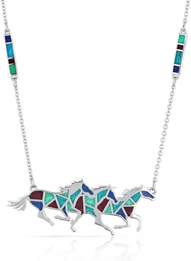 Montana Silversmiths Western Lifestyle Women's Necklace (All the Pretty Horses)