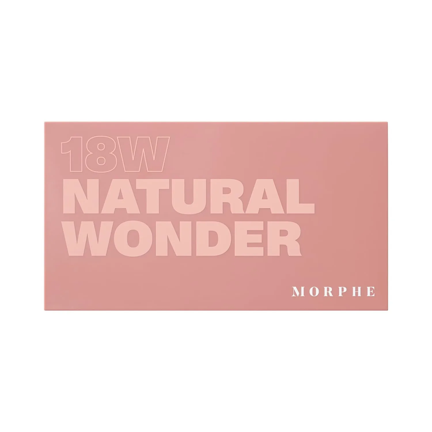 Morphe 18W Makeup Palette - Natural Wonder Artistry Palette with 18 Earth-Toned Matte & Shimmer Pigments - Made to Build, Blend & Layer Flawlessly for Everyday, Versatile Makeup Looks (0.68 oz)
