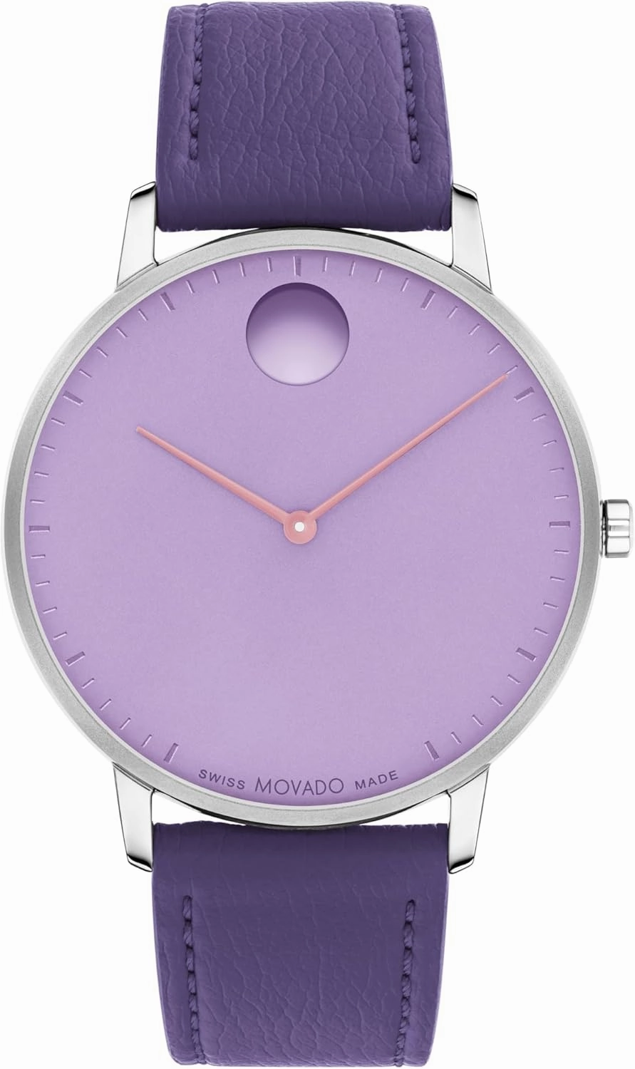 Movado Face Men's Luxury Quartz Watch - Swiss Movement - Water Resistance 30 Meters (3ATM) - Elegant Timepiece - Gift for Him - 41mm