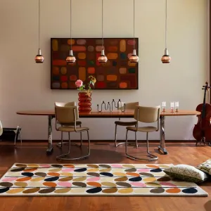 Multi Stem Pink Hand-Tufted Area Rug | Soft & Stylish Wool Carpet for Bedroom & Living Room (2' x 3')