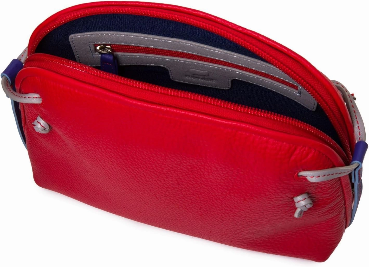 mywalit Rio Small Zip Top Handbag - Leather, Adjustable Strap, Slip Pockets, Zip Pocket, Fits a Kindle